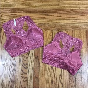 Hourglass Bralette In Rose